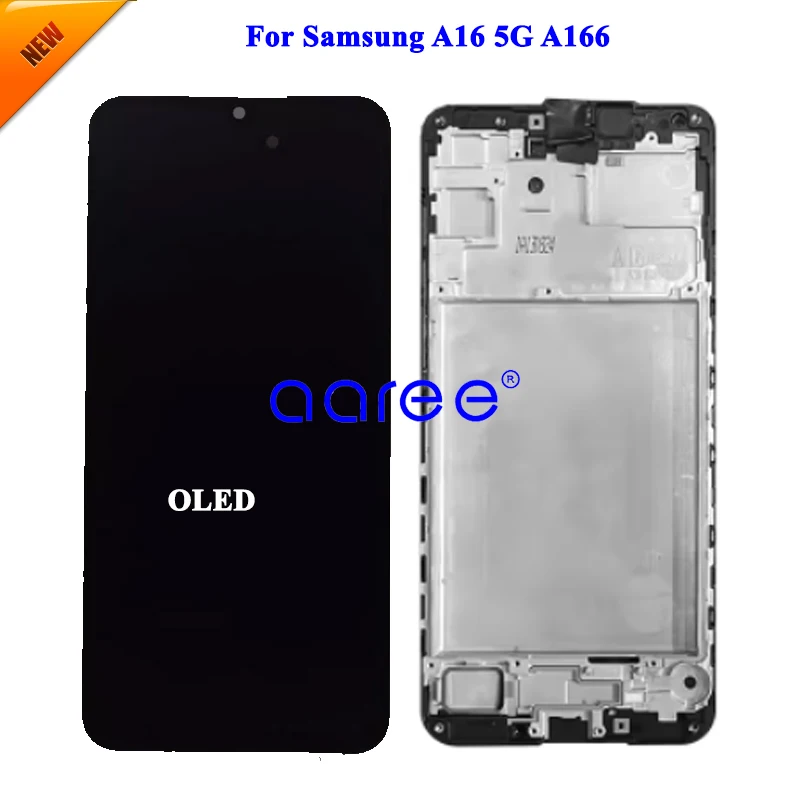 AMOMLED OLED LCD Screen For Samsung A16 4G  A155 LCD For Samsung A16 5G A166 LCD Screen Touch Digitizer Assembly