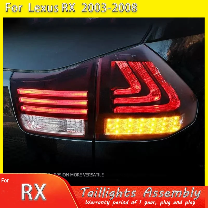 

Светодиодные задние фонари в сборе для Lexus RX RX270 RX350 RX450 RX330 RX440H 2003-2008: габаритные огни, динамические указатели поворота