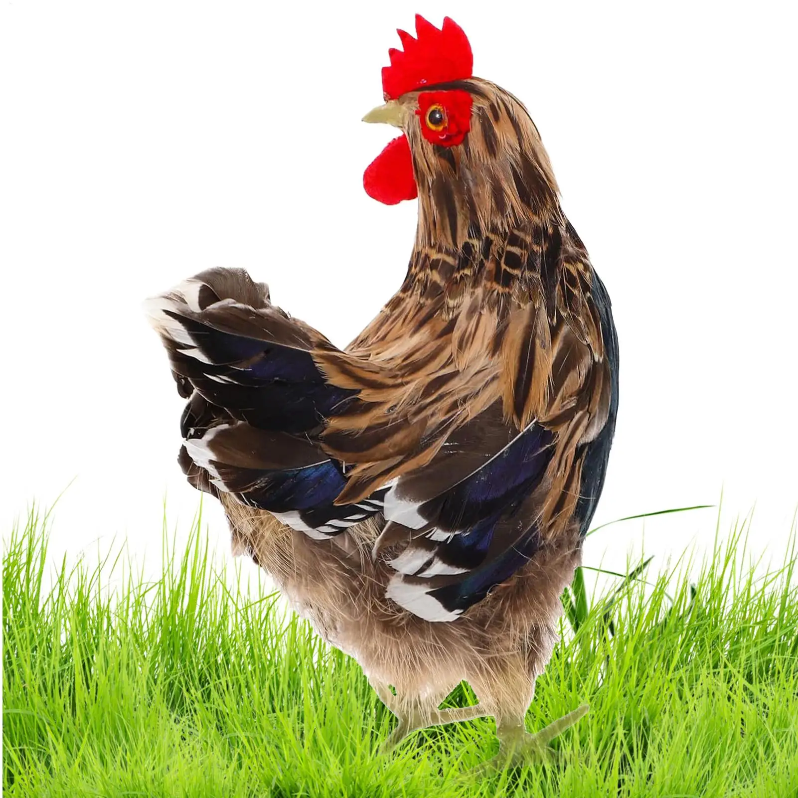 

Фигурка курицы 9,4 дюйма, украшения для газона с курицей, уличные статуи для дома, сада, дорожки, фермы, патио, лужайки, крыльца, ландшафтного дизайна