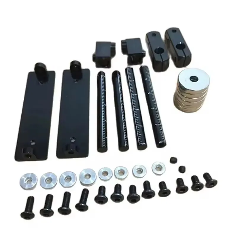 Kit de montagem de corpo invisível furtivo magnético de alumínio para carro de corrida HSP 1/10 RC