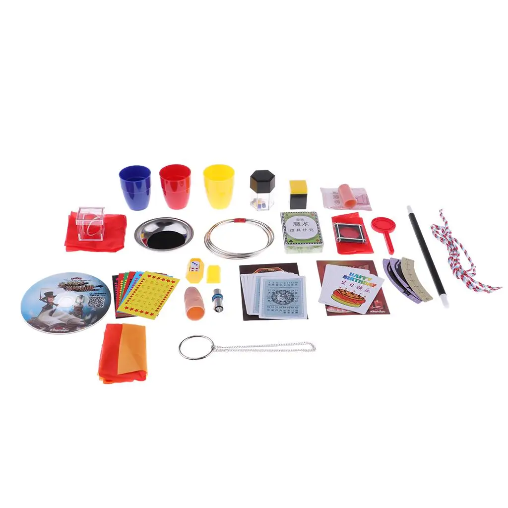 マジディール トリックセット 20種類の小道具と説明書付き 子供 大人向け