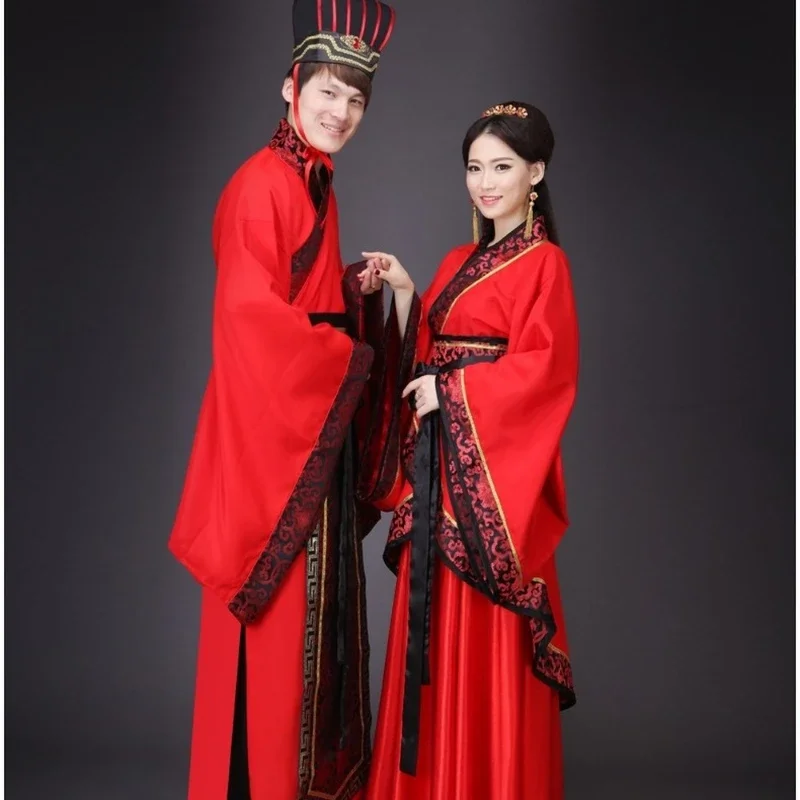 New Chinese Ancient Costume Hanfu Male and Female Role Playing Costume Adult Couple Halloween Costume