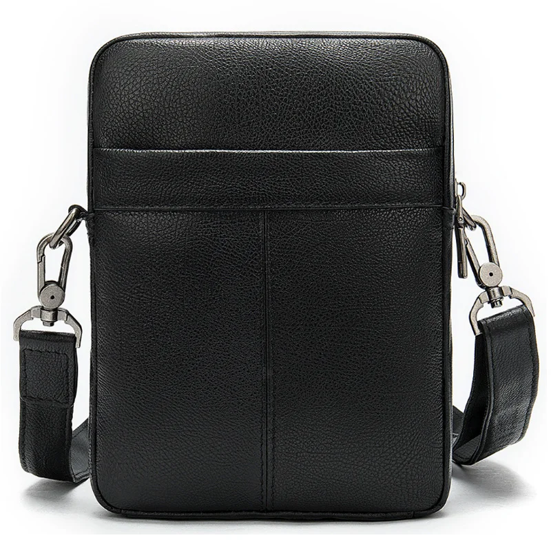 ASDS-Bolso de hombro de cuero para hombre, Bolso pequeño multifunción, bolso de negocios de cuero de capa superior, bolso Diagonal para hombre, nuevo