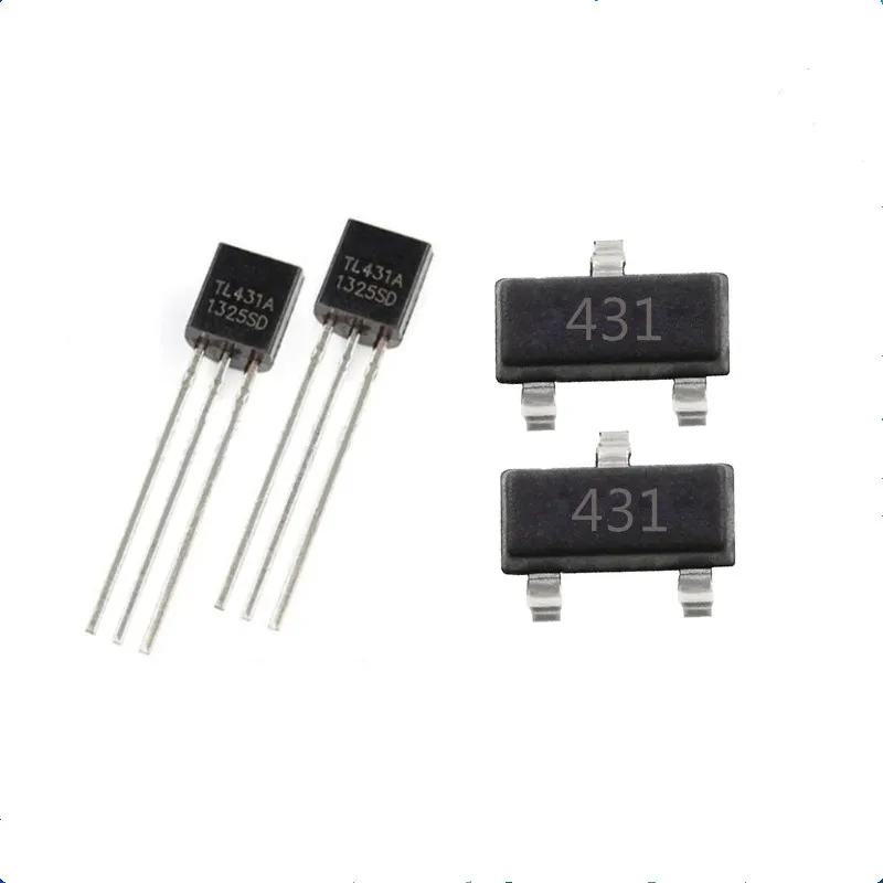 50PCS TL431A voltage regulator 431 triode TL431 chip SOT-23 in line/patch TO-92