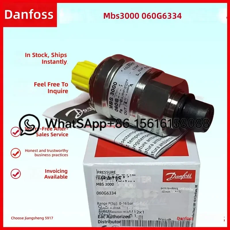 Danfoss MBS3000 Pressure Transmitter Sensor 060G6334 060G5695 060G6610 060G5820 060G1546 060G6381 060G6602 060G5863 060G6478