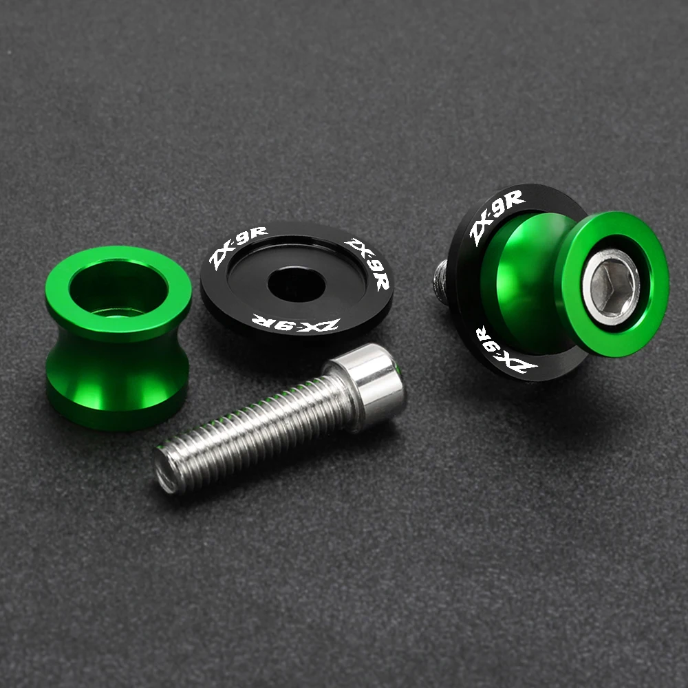 10mm Motorcycle Swingarm Sliders Spools Screw For KAWASAKI ZX-9R ZX9R NINJA ABS 1994 1995 1996 1997 1998 1999 2000 2001 2002-On