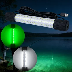 Luz LED subacuática USB para pesca nocturna – Portátil atraer peces