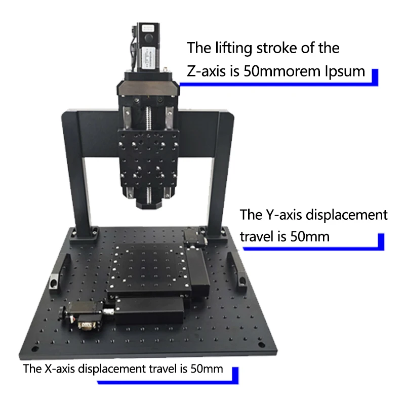 Displacement stage, lifting stage PT-GD1450XYZ electric XYZ three-axis gantry adjustment stage