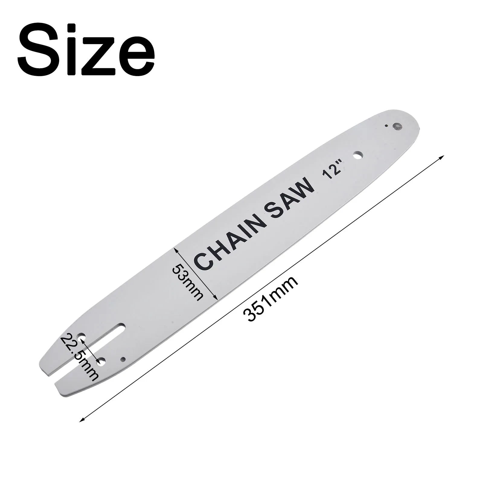 

1pc Chainsaw Guide Bar 12inch Brand New Unused For Chain Saw Guide 12-44 507P Garden Power Tools Replacement Spare Parts