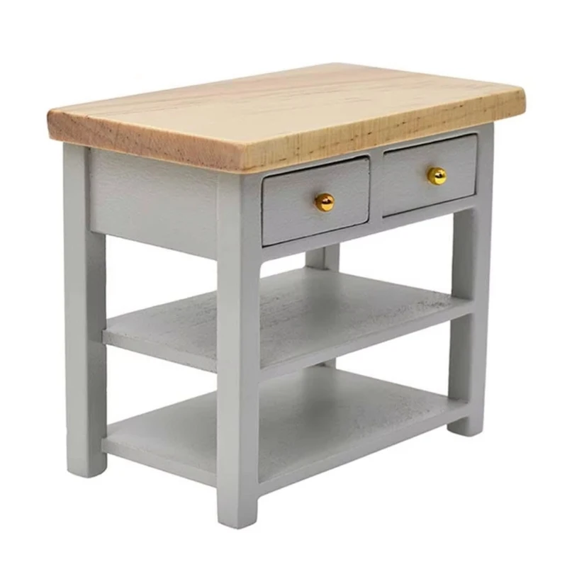 

1/12 шкала кукол Миниатюрное боковое шкаф