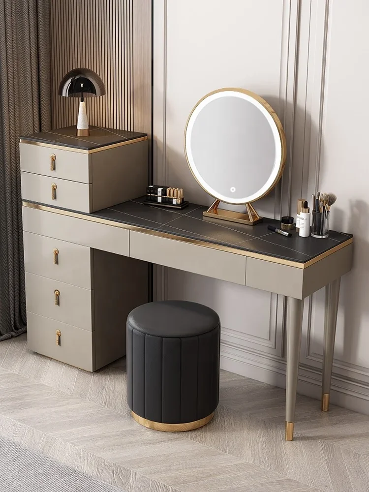 Elegant Luxury style home use small package hot sell dressing table