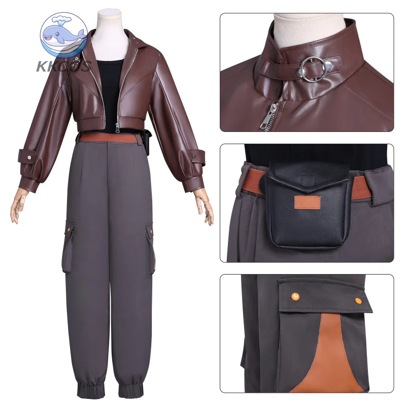 

Легенда о Hei II Luye Senior Sister Косплей Костюм Карго Куртка Аниме Наряд Женщины Представление Comic Con Косплей KKCos