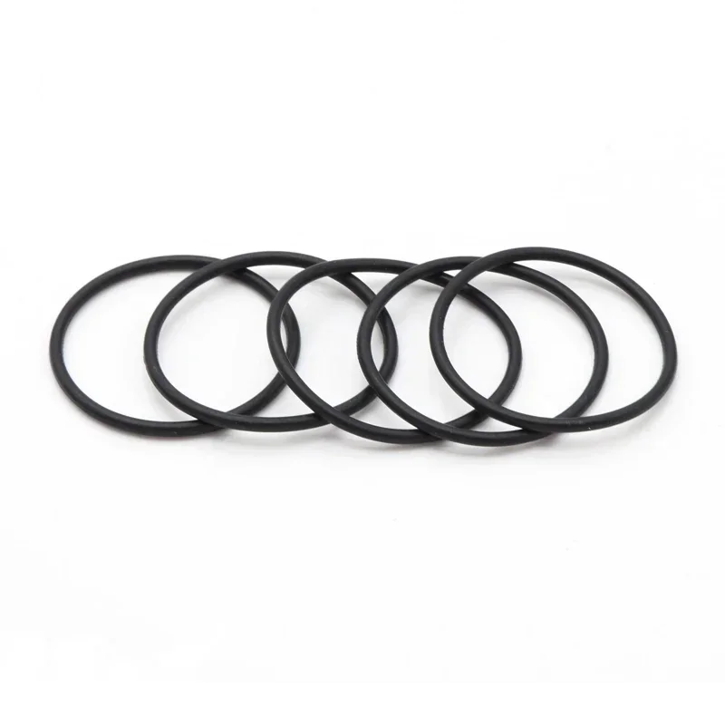 10pc NBR O Ring Seal Gasket Thickness CS 1.5mm OD 5~80mm Nitrile Butadiene Rubber Spacer Oil Resistance Washer Round Shape Black