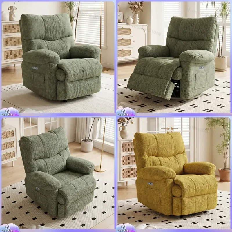 Massage Chair Recliner Full Body Zero Gravity Heated Shiatsu Home Theater Furniture Modern Lazy Sofa Sleeper Rocking