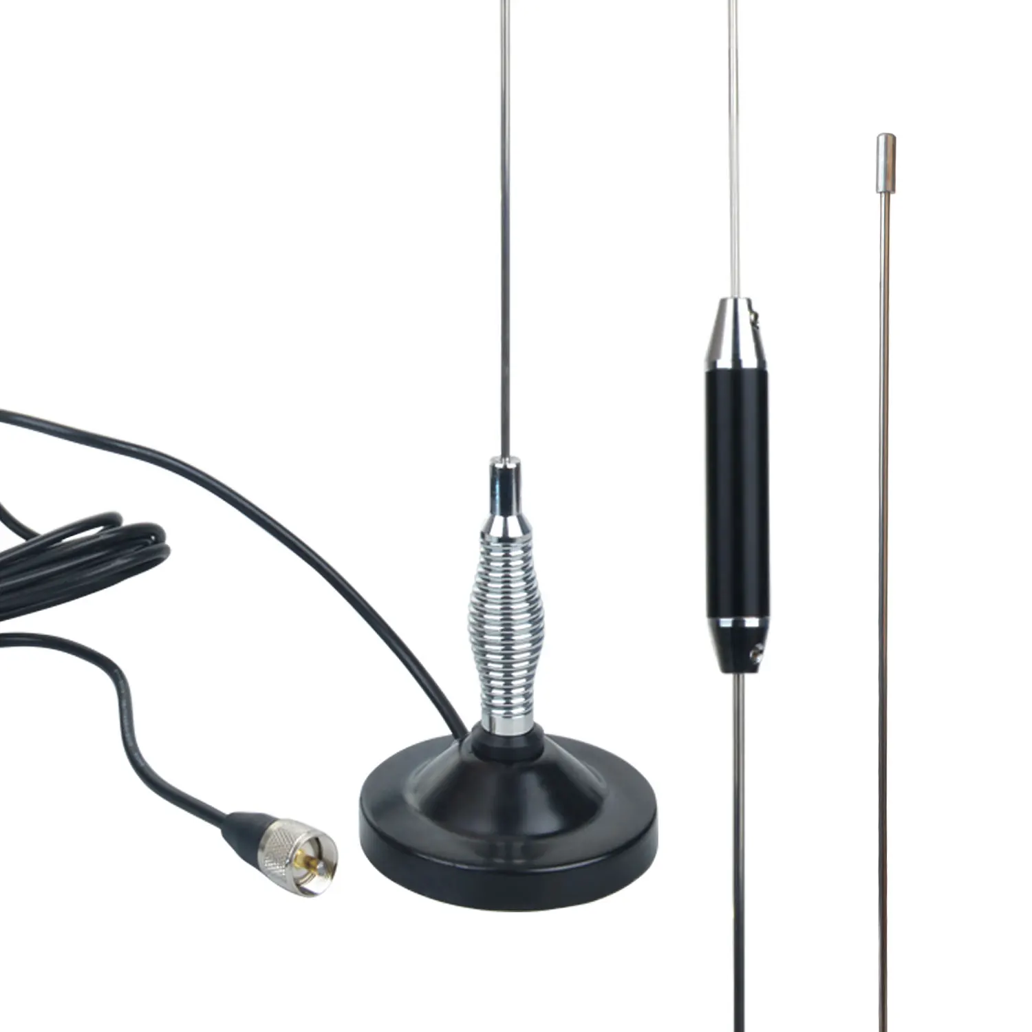 

CB Mobile Radio Walkie Talkie Antenna 600mm Length 1.8dBi with Magnet Mount and 5Meter RG-58C/U Coaxial Cable 2732