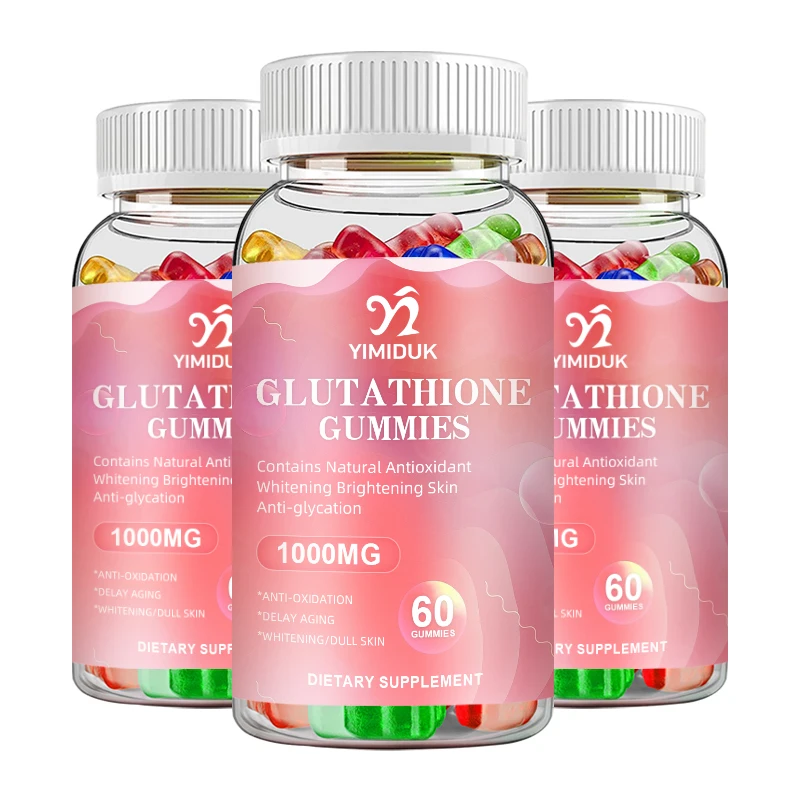 

Glutathione Collagen Glow Gummies Anti-Aging Whitening Skin Glow Collagen Vitamin Beauty Supplement