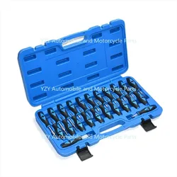 23pcs Car Terminal Disassembly Set Auto Electrical Instrument Wiring Wire Crimp Connector Pin Extractor Removal Keys Hand Tools