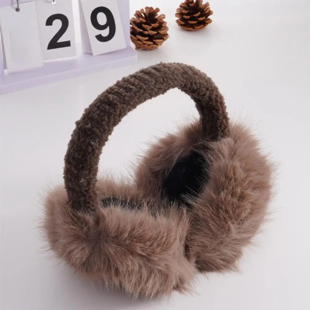 

Модные мягкие складные наушники, защита ушей, утолщенные грелки для ушей, зимние теплые незамерзающие пушистые наушники для женщин и мужчин, уличные