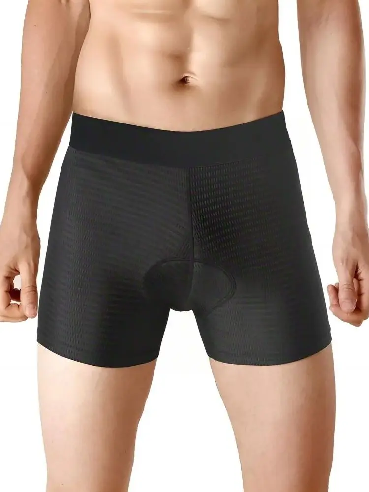 AliExpress NONE Cycling Underwear Men Absorbent, 5D Padded Gel Bike Shorts Men, Breathable Bike Liner Shorts for Mountain Biking