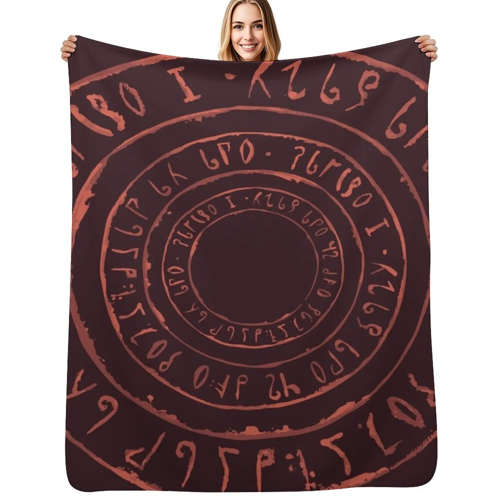 

Noita Rune Circles Throw Blanket Vintage Furrys Luxury Brand Sleeping Bag Blankets