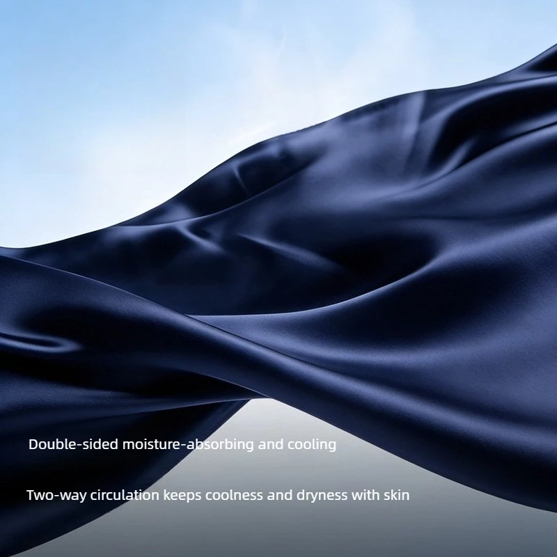Cooling Knitted Cotton Summer Quilt Skin Soft Breathable All Season Temperature Control Machine Washable Deep Sleep Pro Duvet