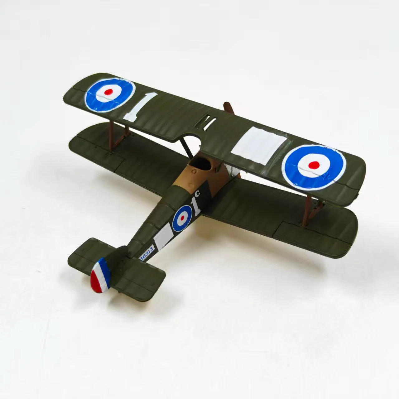 Diecast 1/72 Scale Alloy British Air Force Biplane Fighter Jet Aircraft Model Finished Military Aviation Hobby Gift With Base