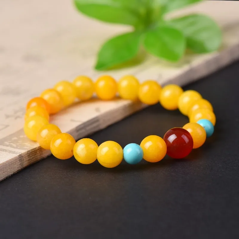 

New Beeswax Bracelet, Classic Retro Versatile Bracelet Jewelry.