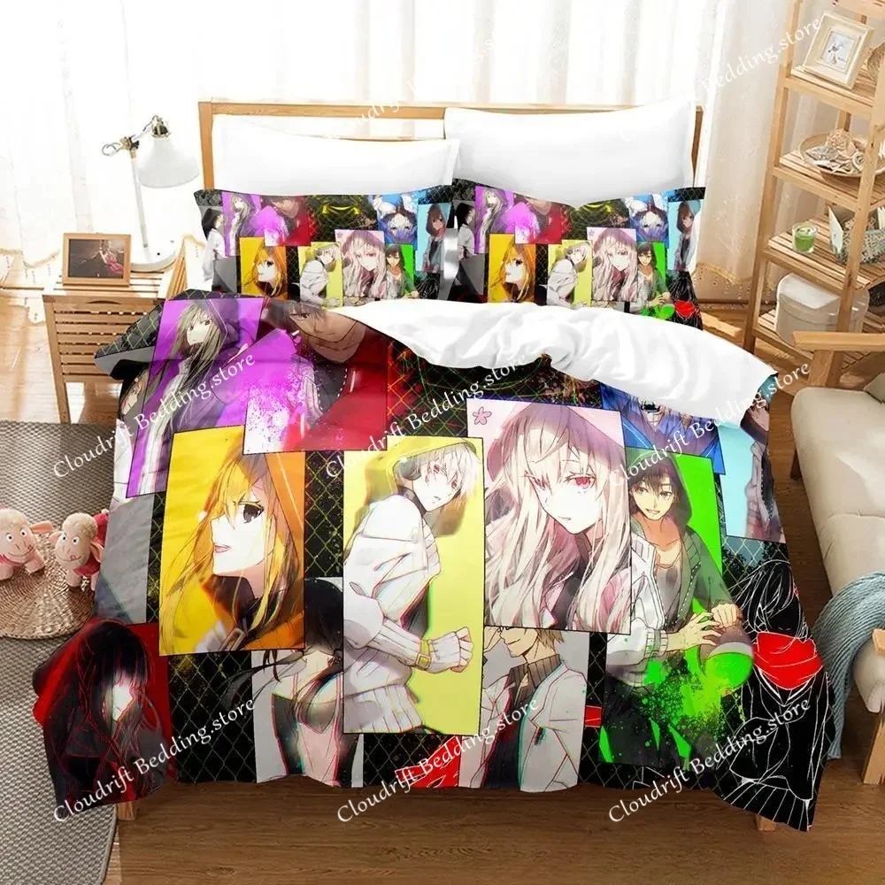 Fashion 3d Print Anime Kagerou Project Bedding Set Single Twin Full Queen King Size Bed Set Adult Kid Bedroom Duvet Cover Sets