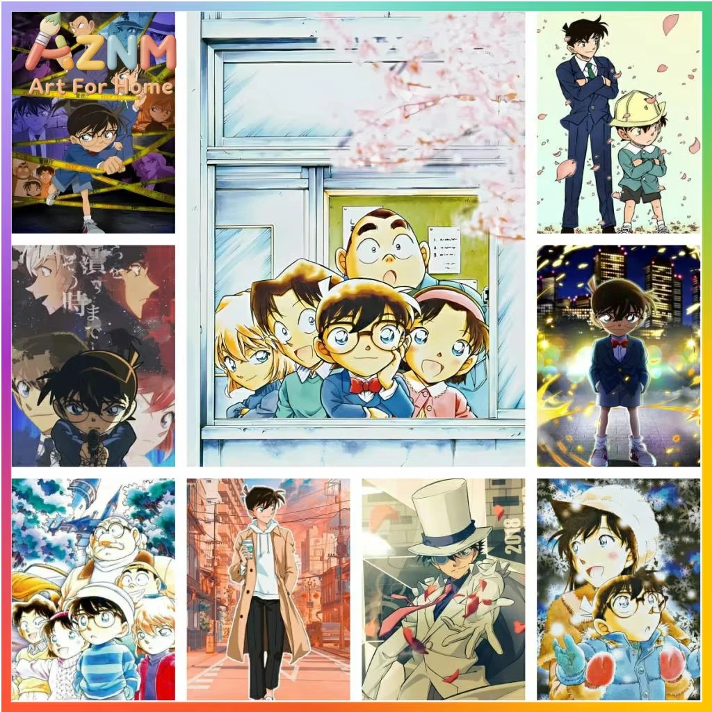 Detective Conan Painting Art Home Decor Painting  Wall Decor  New Set Gift
