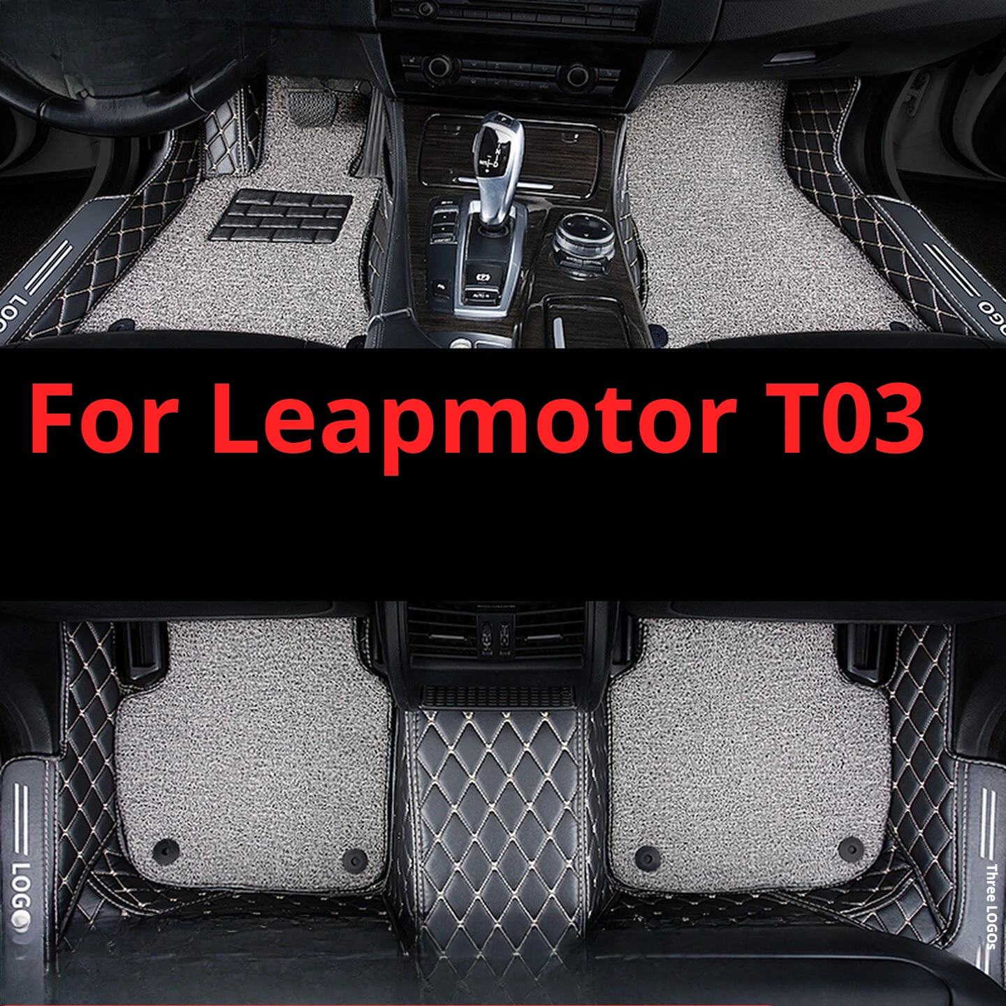 For Leapmotor T03 2020 21 22 23 2024 2025 Custom Car Floor Mats Full Surround Carpets Interior Refit Decoration
