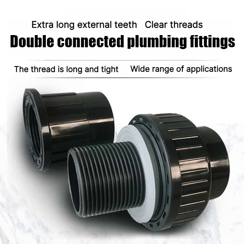 20/25/32/40mm Fish Tank Water Pipe Plastic PVC Black Tube Fittings Joint Duck Bill Outlet Aquarium Accessories Water Inlet Pipes