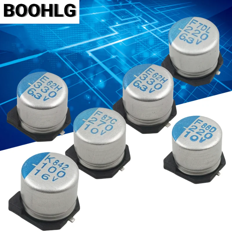 20pcs NCC Solid Capacitor SMD 2.5V 6.3V 10V 16V 82UF 100UF 180UF 220UF 330UF 390UF 470UF 560UF For Motherboard VGA NIPPON CHEMI