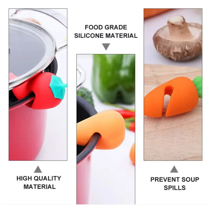 Pot Lid Holder Clip Silicone Cooking Aid Prevents Boil Over Kitchen Must Have Tool