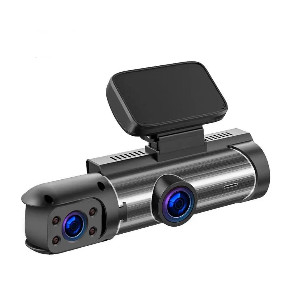 

Dash Cam 3.16-inch Dual-lens Driving Recorder Front Inside Camera G-sensor Night Vision Wide-angle Car Drive