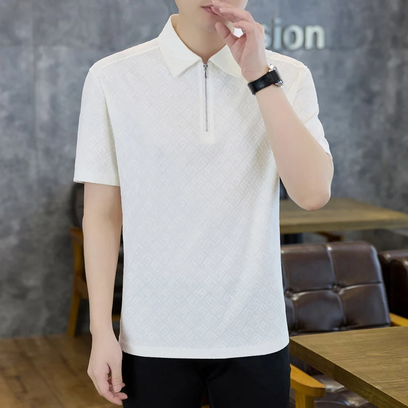 2026 Summer New Style Men's Polo Shirt Collared Fashion Casual Short-Sleeved T-Shirt Youth Half-Sleeve T-Shirt — купить у AliExpress WW