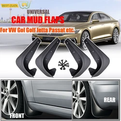 4x Universal Mud Flaps For Volkswagen VW Polo Touran Caddy 6 Scirocco T-Roc Atlas Ameo Arteon Mudflaps Splash Guards Mudguards