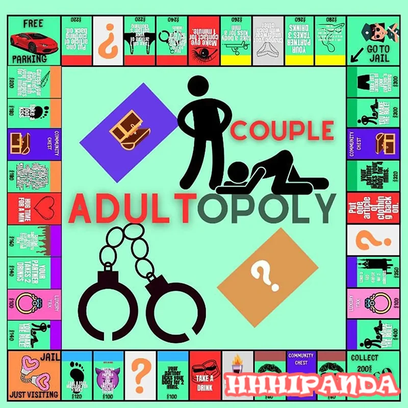 Adultopoly Board Game Couples Adultopoly Date Night Game Fun Interactive Relationship Card Game Conversation Cards For Couples