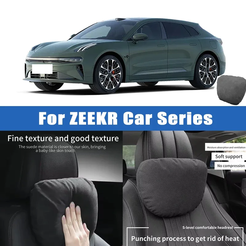 

Top Quality Car Headrest Neck Support Seat Soft Neck Pillow Breathable For ZEEKR 001 007 009 X 7X 8X 9X MIX