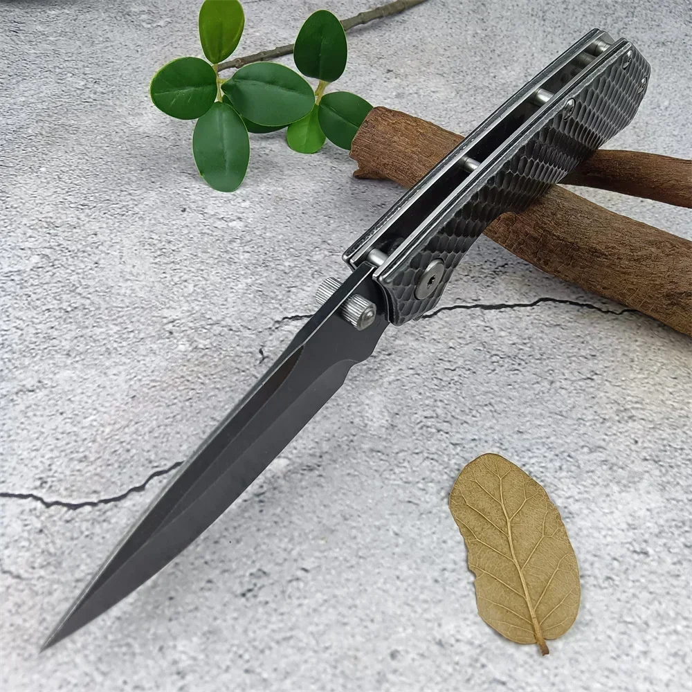 Tactical Strider SMF Folding Knife 7Cr13mov Drop Point Blade 420 Steel Handle Pocket Camping Hunting Knives Survival EDC Tool