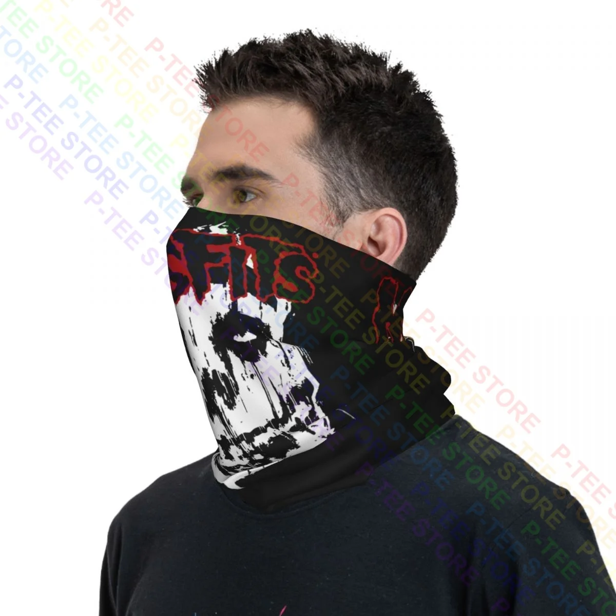 Misfits Splatter Punk Rock Dig Up Bones Skull Kill Neck Gaiter Bandana bufanda máscara facial senderismo correr multifuncional