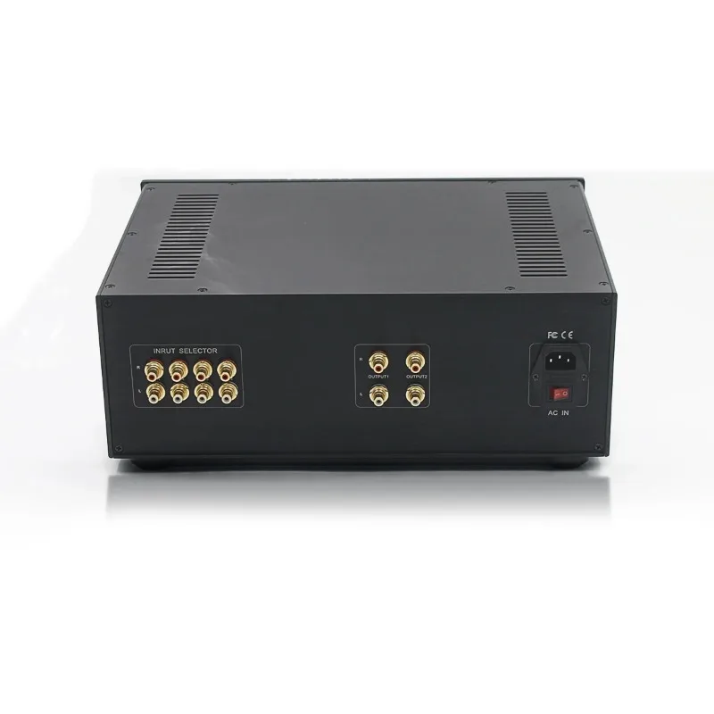 STR11A-Max Reference CARY AE-1 Circuit 6SN7 Vacuum Tube Remote Control Audio Preamplifier with 4-Way Inputs and 2-Way RCA Output view 4