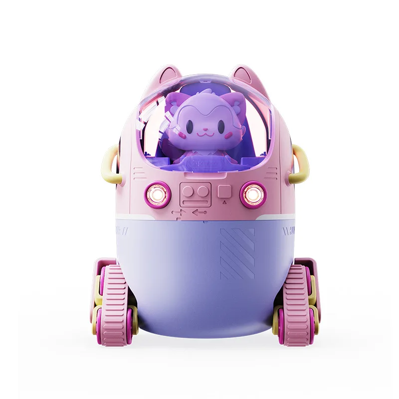 

Space capsule tank humidifier small home desktop hydrating and moisturizing USB night light large fog humidifier