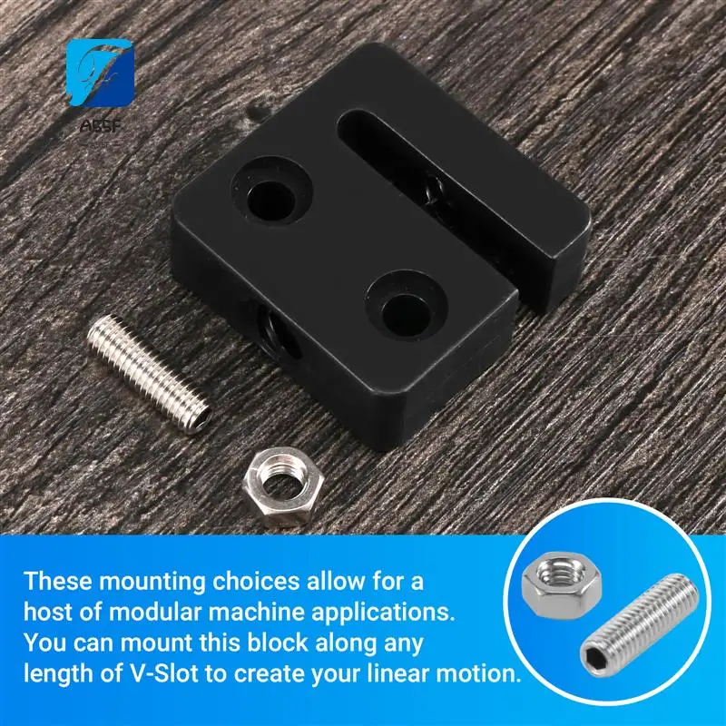 

A55F-T8 Блок гаек с защитой от люфта для метрического ходового винта Acme 8 мм для