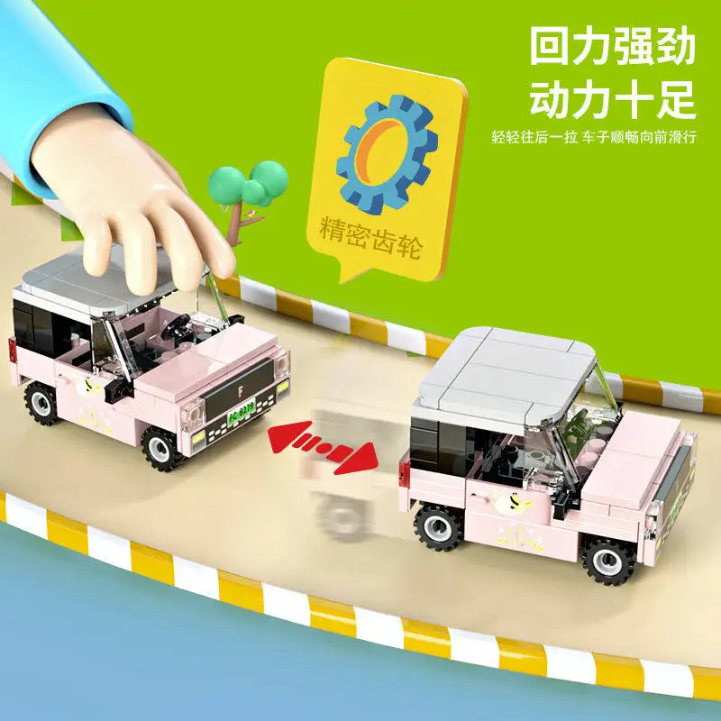 12 modelos de coches: 1090 piezas construyen tu propio corredor extraíble: kit de construcción de supercoche todoterreno, juguete de aprendizaje STEM para niños