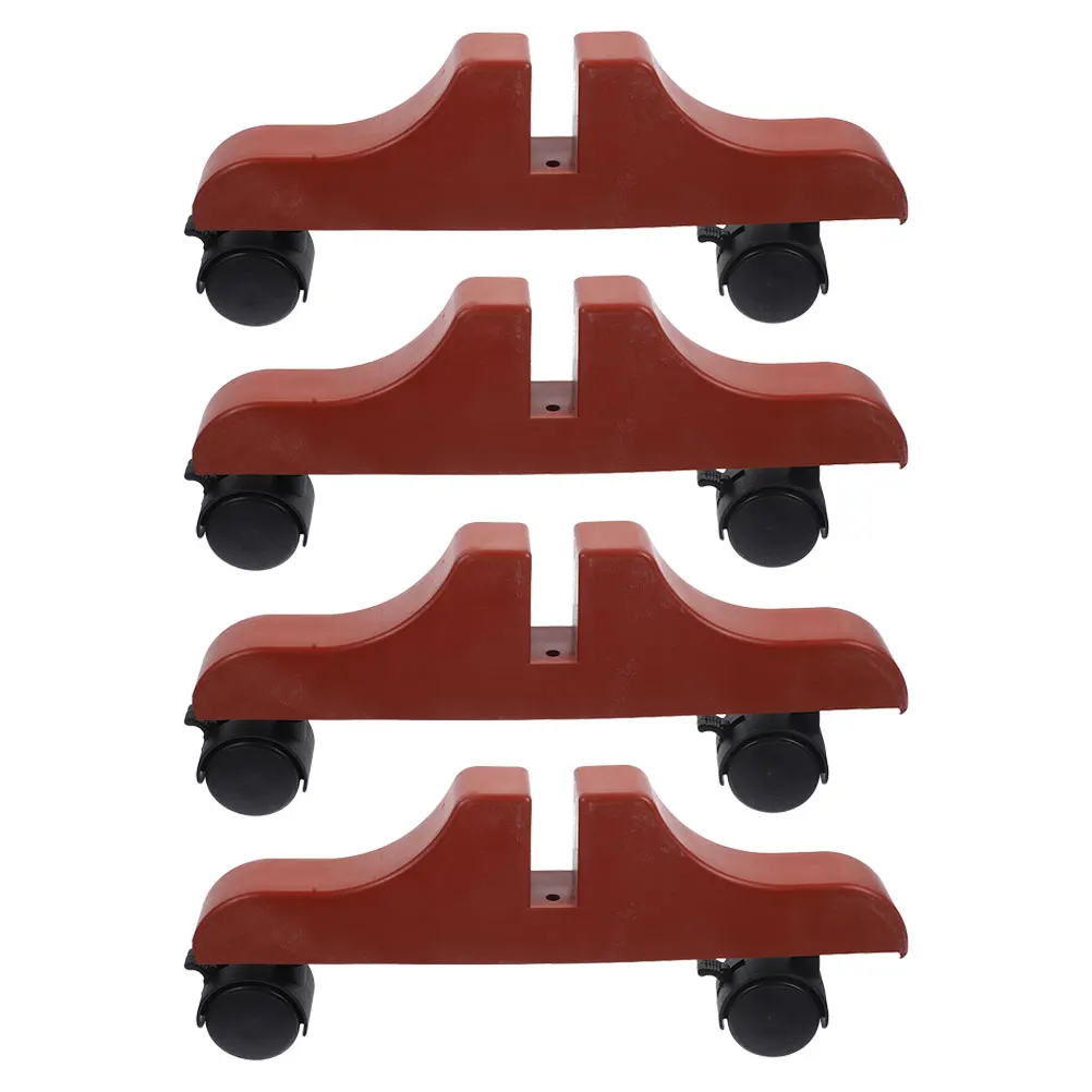 

4pcs Screen Base Adjustable Height Thickened Divider Stand Room Partition Support Brackets Mobile Wheels Stable Frame Home