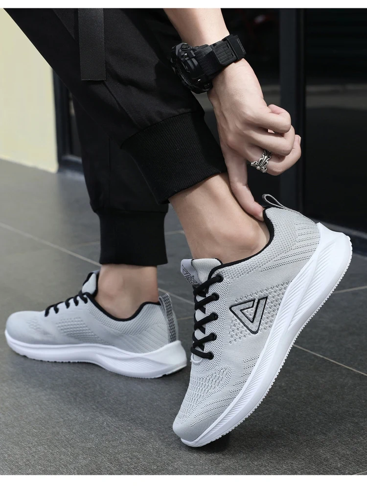 

Peak Men's Running oes Summer Low Cut Breathable Me Lightweight o Absorption Anti-Slip Faionable Sports Sneakers