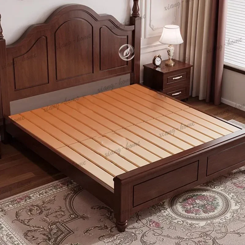 Luxury Bedroom Massage Bed Queen Double Modern Floor Girls Wooden Design Bed
