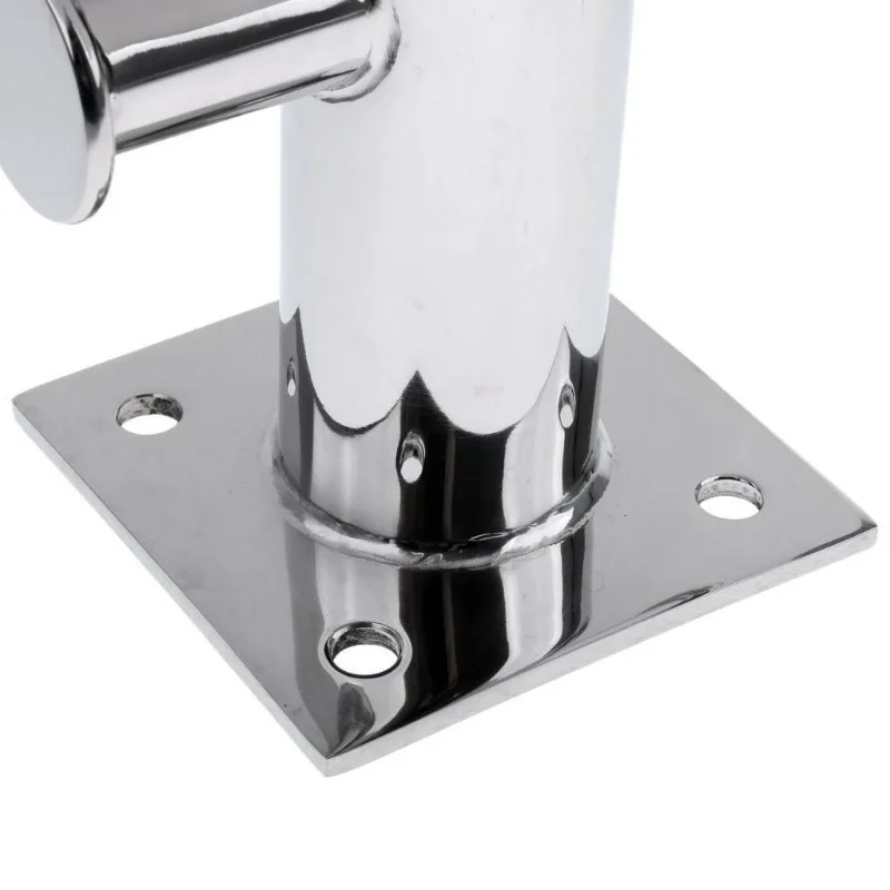 Stainless Steel Single Cross Bitt Cleat Welded Pipe Mooring Bollard Hardware Fitting For Yacht Dock Marine Rope Fixing