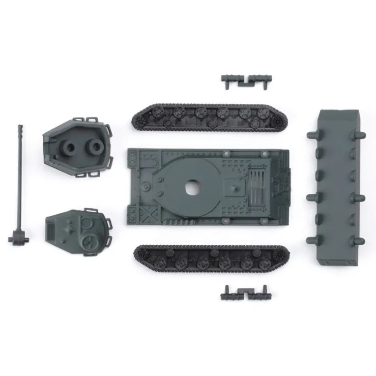 8 قطعة/المجموعة 1/144 4D الحرب العالمية الثانية النمر T34 الصيد خزان المشهد طاولة الرمل البلاستيك تجميع نموذج جمع لعبة