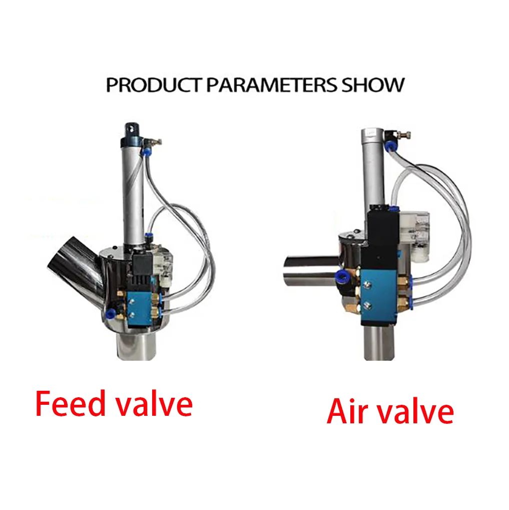 Central feed cut-off valve diaphragm valve cut-off valve 38mm51mm63mm suction machine hopper cut-off valve